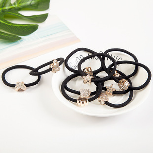 Seamless rubber band headwear, hair tie, hair band, Korean high-elasticity hair tie, black hair accessory pic 23