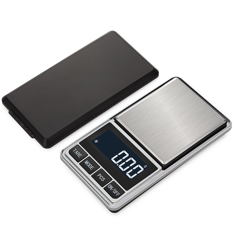 Portable mini 0.1g gram scale, precision counting balance, jewelry scale, gold, medicinal materials, jewelry electronic scale, 0.01g Item Picture