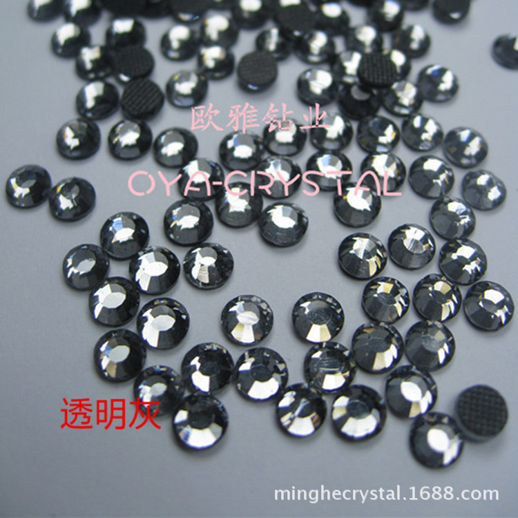 厂家中东钻  DMC烫钻 透明灰 Black Diamond