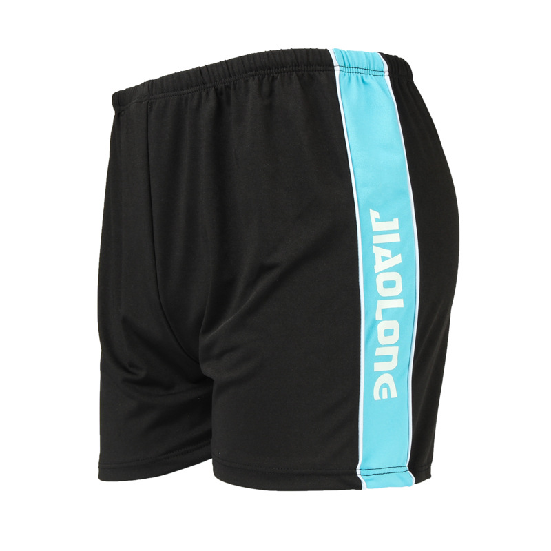 300 pounds can wear oversized men's swimming trunks. Hot spring large-sized men's adult flat-angle swimming trunks are directly supplied by the men's factory details Picture