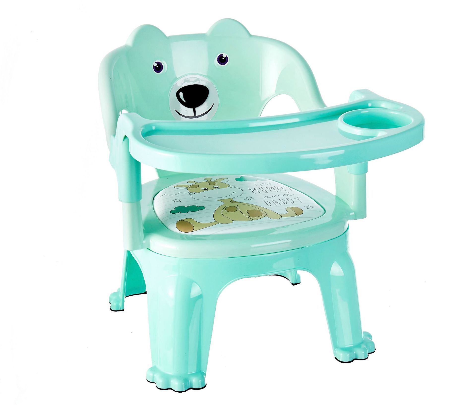 儿童椅子/幼儿园凳子/宝宝叫叫椅白底实物图