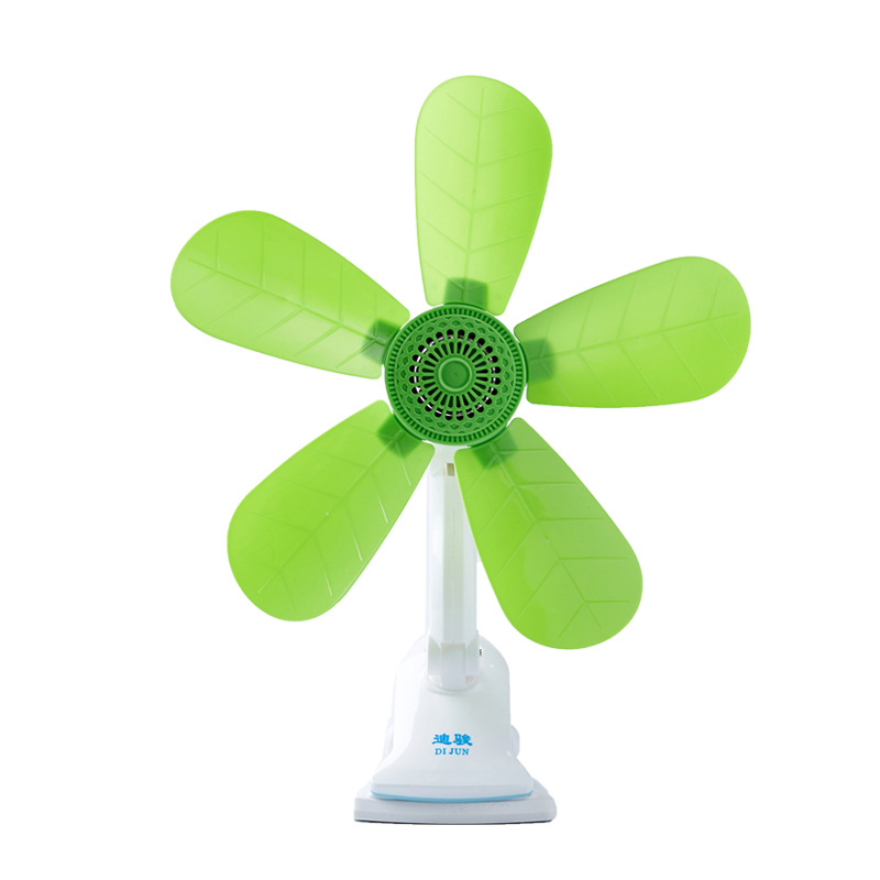 Dijun Five-blade mini student fan, household silent electric fan, dormitory and office desk fan
