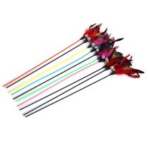 Manufacturers directly supply explosive cat stick feather large cat stick bell cat pole cat toy pet supplies