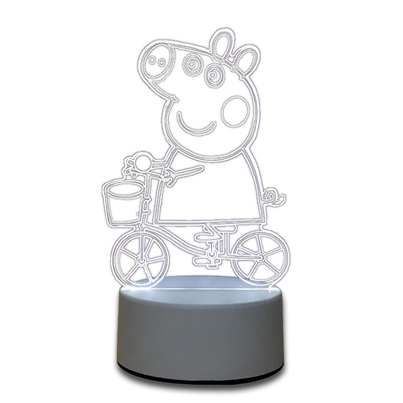 Creative gift 3d night light, dreamy led bedroom bedside table lamp, acrylic popular gift custom logo Item Picture