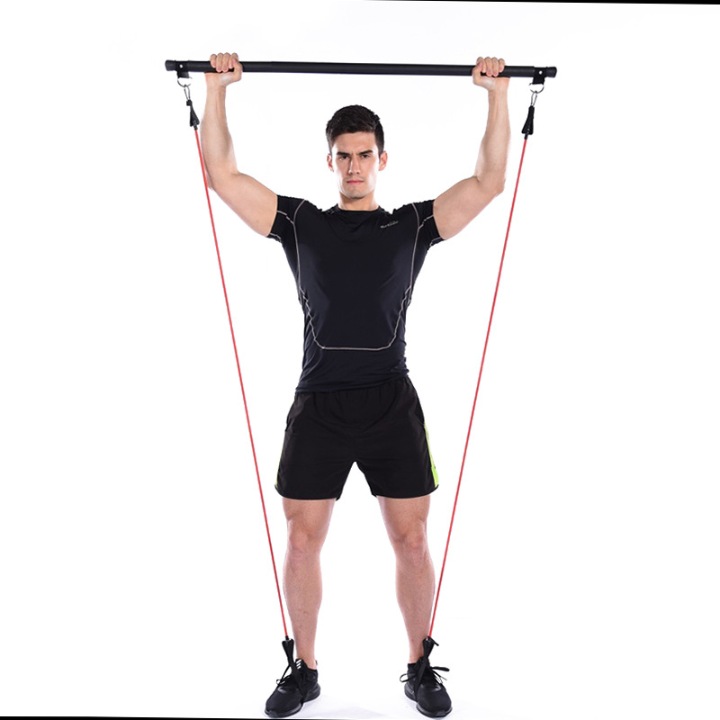Indoor physical exercise, hanging resistance bars, resistance bars, fitness bars, strength training, Pilates bars wholesale details Picture