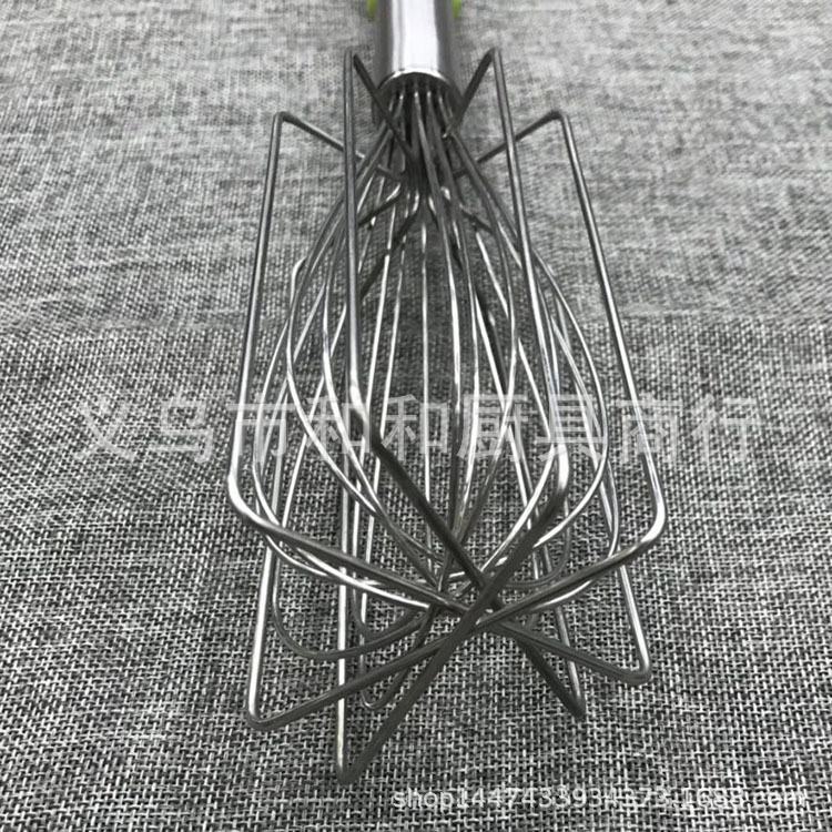 Multi-purpose egg beater Egg beater Rice washer Kitchen multi-purpose PP handle multi-purpose egg beater Specification drawing