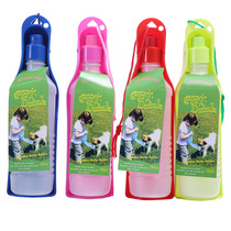 Pet supplies Dog 500ML water bottle/pet water bottle/dog water bottle/portable water bottle