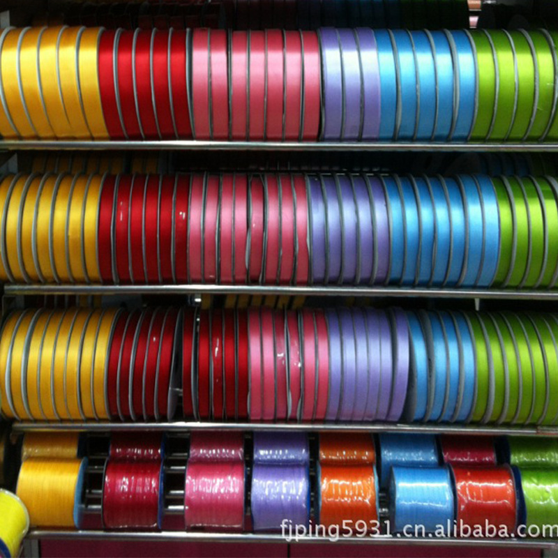 3 Points Ribbon Fine Edge Polyester Ribbon Diy Handmade Bow Polyester Ribbon Clothing Clothing Color Ribbon Wholesale Application Scenario