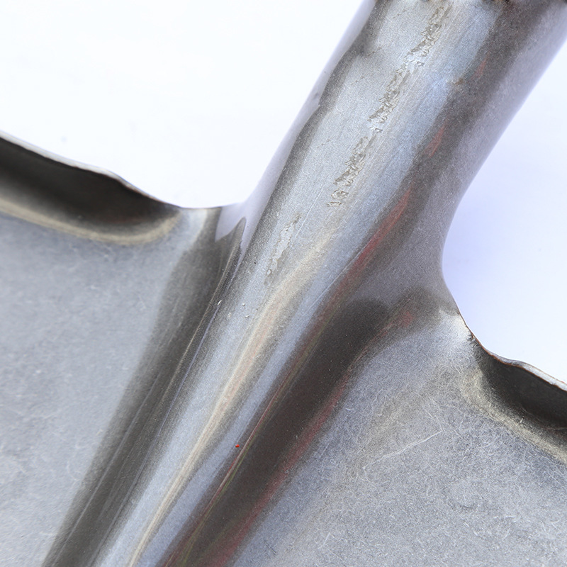 Tree Digging Shovel Manganese Steel Tip Mountain Shovel Farm Tool Round Head Polished Steel Shovel Garden Garden Tip Iron Mountain details Picture