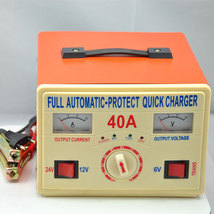 40A 24V汽车电瓶充电器 快速可调充电机蓄电池充电器