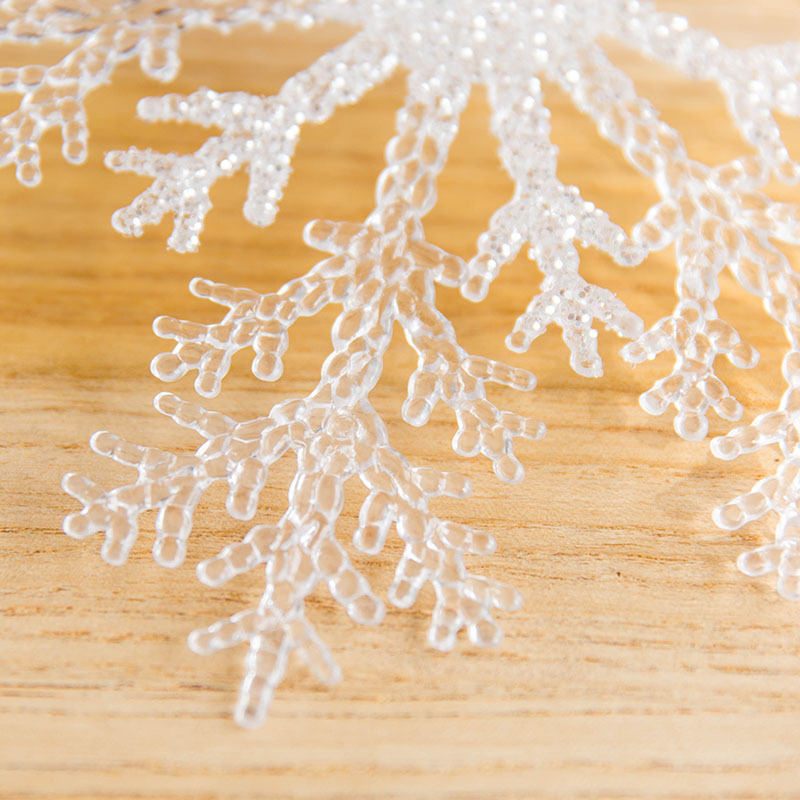 Christmas tree decoration pendants, Christmas ornaments, Christmas snowflake sheets, acrylic snowflake pendants decoration Item Picture