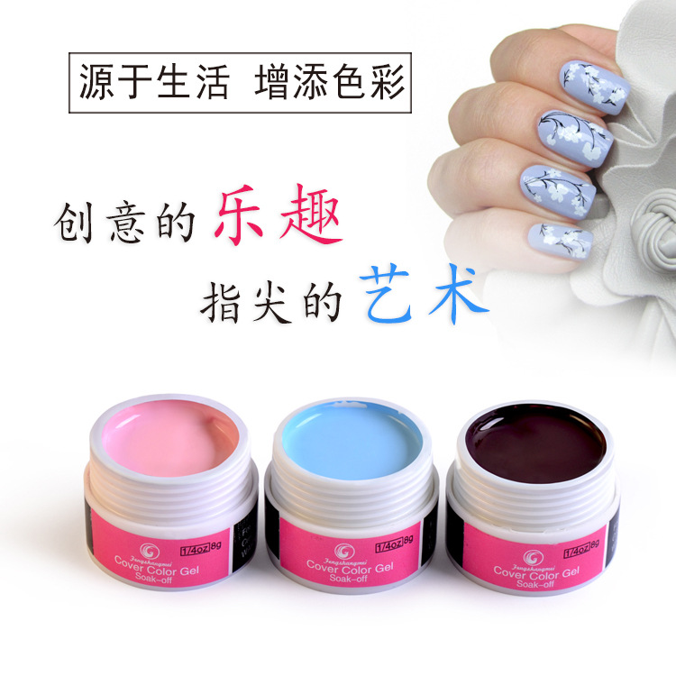 E&A2018 Manufacturer sells 72-color solid nail polish gel phototherapy painting gel sets and 36-color sets exclusively for export Application Scenario