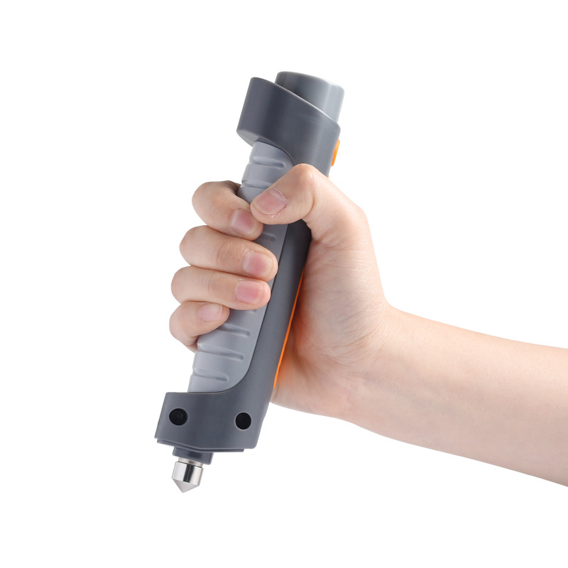 Multi-functional portable car safety hammer flashlight USB phone charging Safety hammer emergency whistle Application Scenario