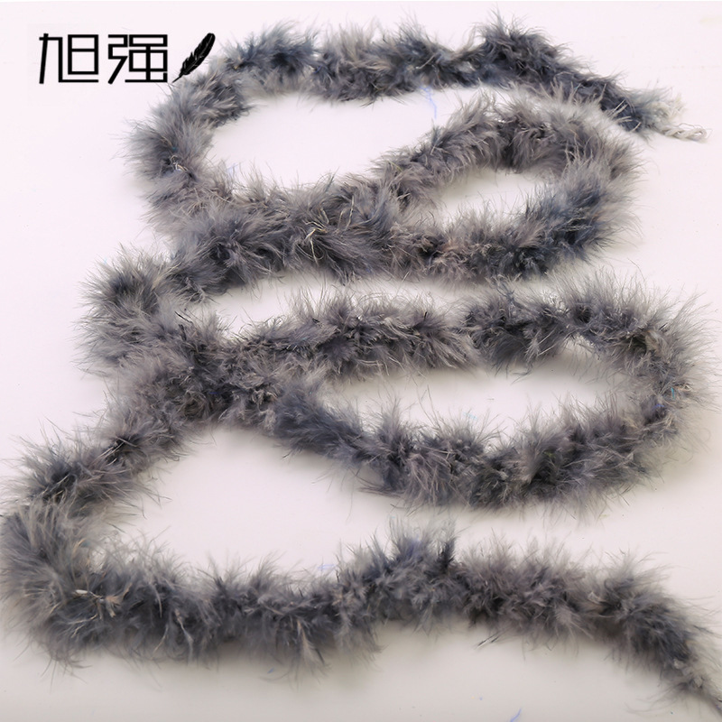 Supply Of Hand-Made Diy Turkey Plush Strip Fur Strip Hat Strip Decoration Accessories 13G/2M Specification drawing