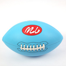 ml彩色橄榄球9号美式橄榄球比赛训练定制PVC软式橄榄球 厂家批发