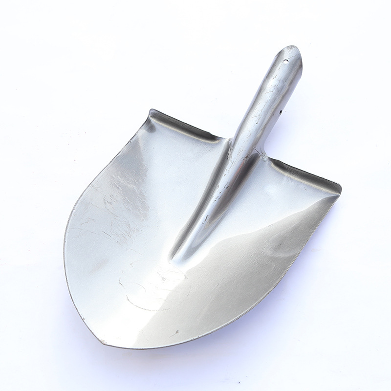 Tree Digging Shovel Manganese Steel Tip Mountain Shovel Farm Tool Round Head Polished Steel Shovel Garden Garden Tip Iron Mountain Specification drawing