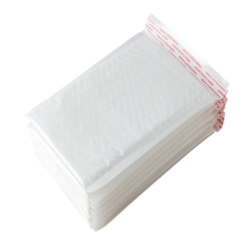 Pearlescent film bubble bag bubble envelope bag thickened express shockproof bubble bag manufacturer white express bag details Picture