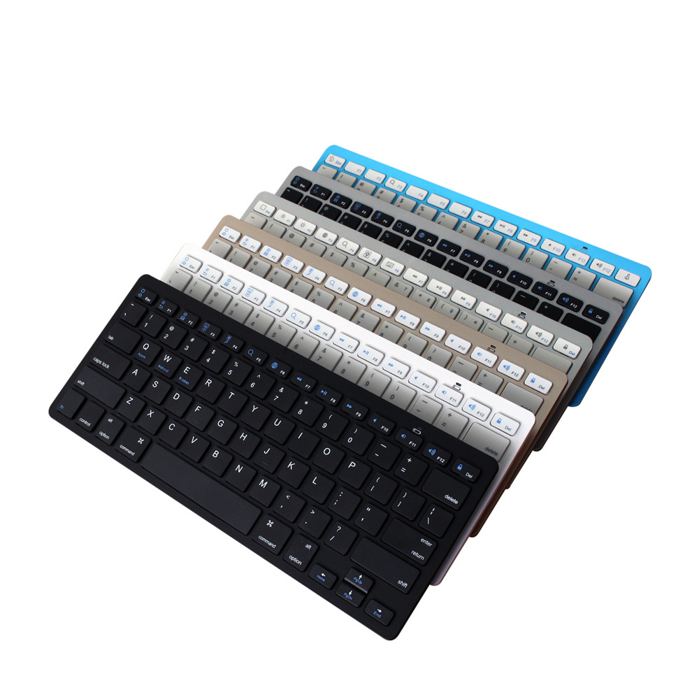 ipad平板蓝牙键盘 超薄便携式 无线蓝牙键盘  多色可选 厂家直销详情图3
