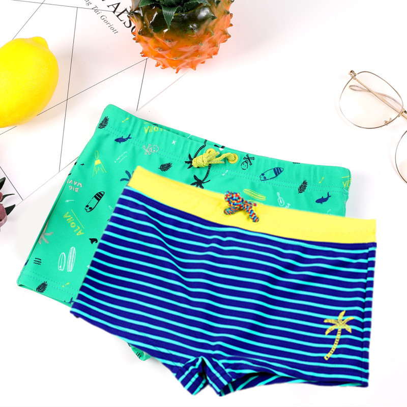 2-12泳裤/平角卡通泳裤/亚马逊速卖通细节图