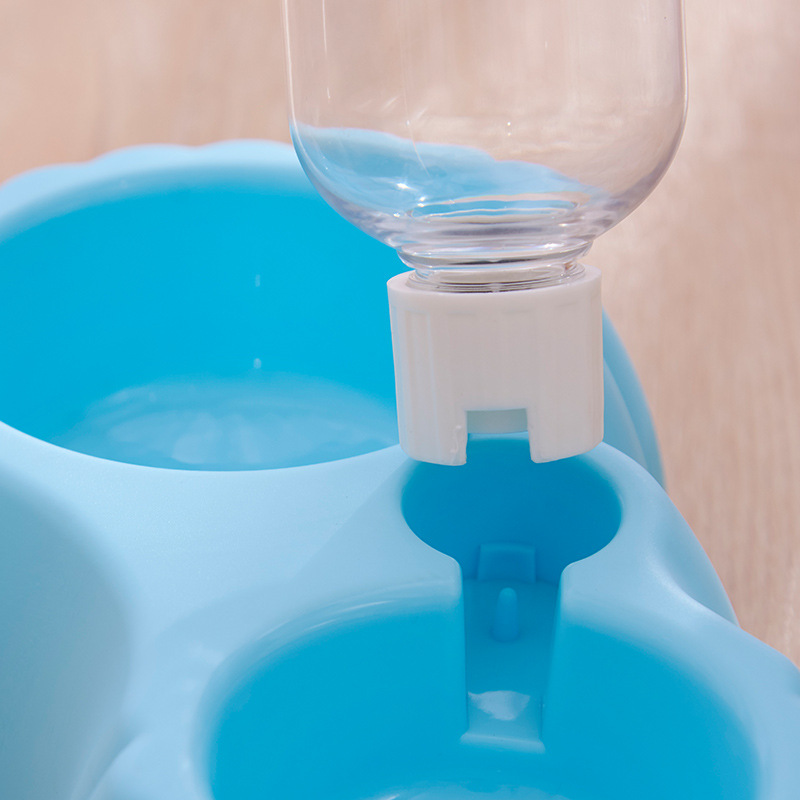 自动喂食饮水/宠物碗/南瓜型宠物碗白底实物图