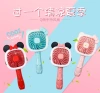 Factory direct sales of cartoon LED lights, mini portable handheld fans, small fans, new usb charging fans Application Scenario