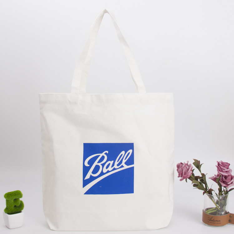 Hand Canvas Bag Made Of Blank Color Printed Cotton Bag Made Of Logo Printed Student Single Shoulder Shopping Canvas Bag details Picture