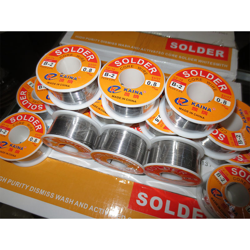 Kaina High Purity Rosin Core Solder Wire 00.8/1.0 Solder Wire B-2 100G Boutique details Picture