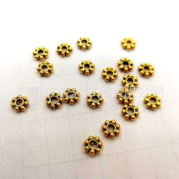 Factory direct sales of jewelry accessories: 6MM spacer, universal spacer for jewelry and clothing Item Picture