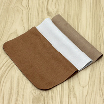 Suede glasses cloth gray brown brown brown microfiber island silk soft glasses mobile phone double-sided velvet wipe