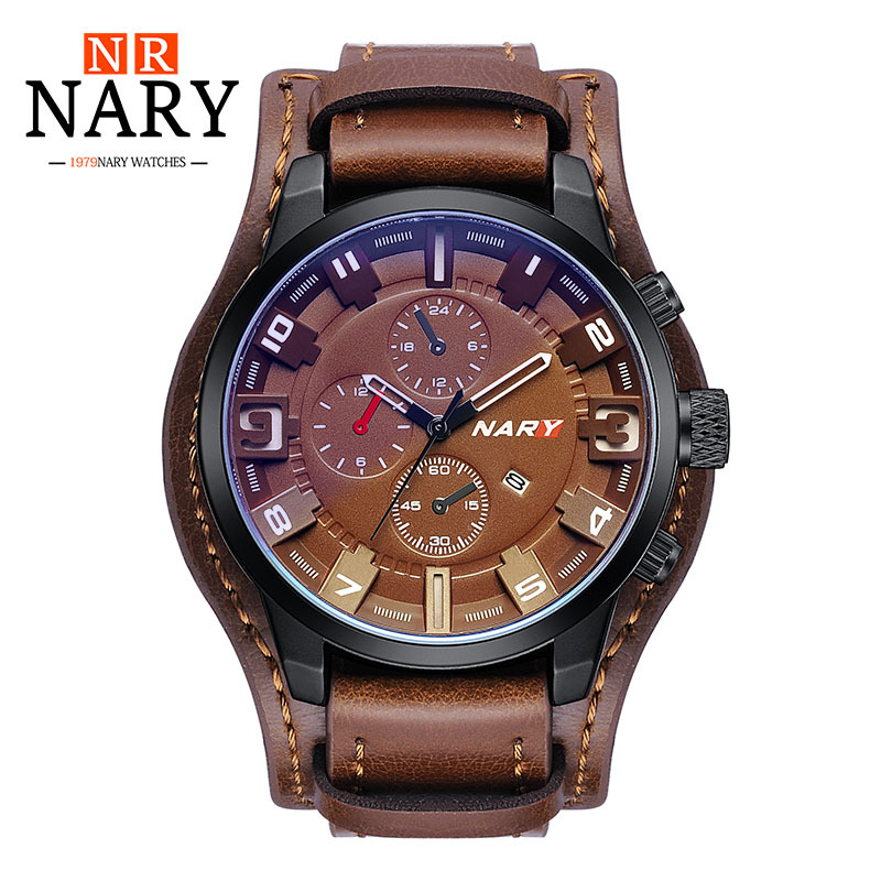 NARY/耐瑞 热销款跨境运动手表男士时尚大气表盘手表厂家直销