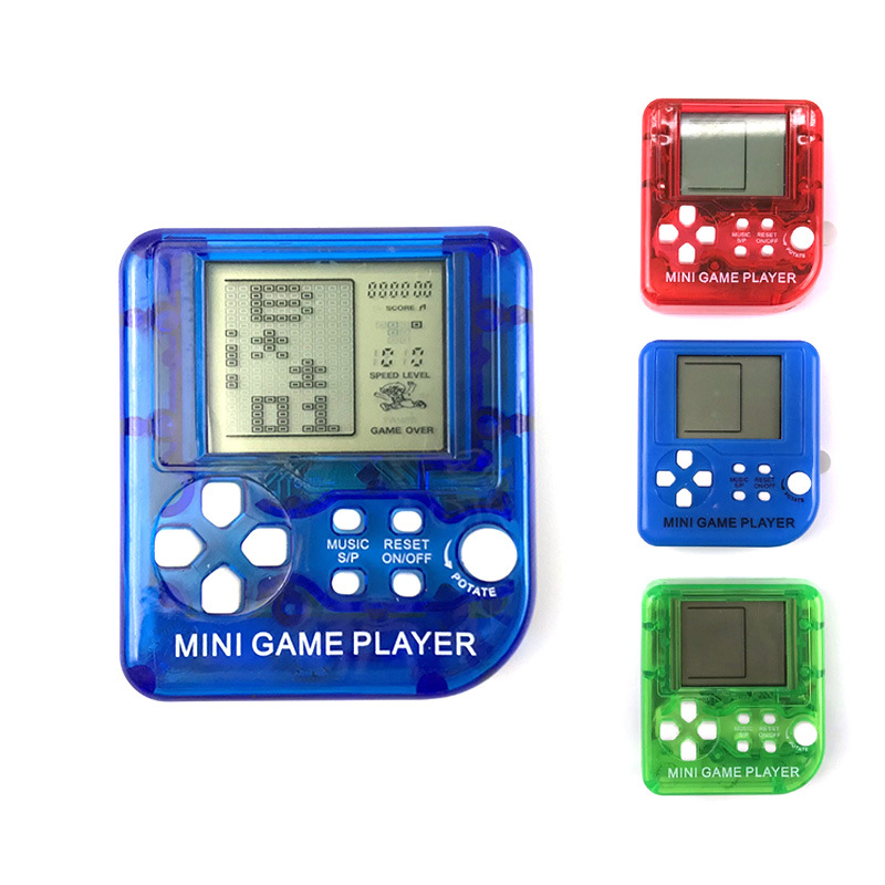 Cross-border supply of Tetris game consoles Handheld Game consoles Mini video game consoles key hanging toys