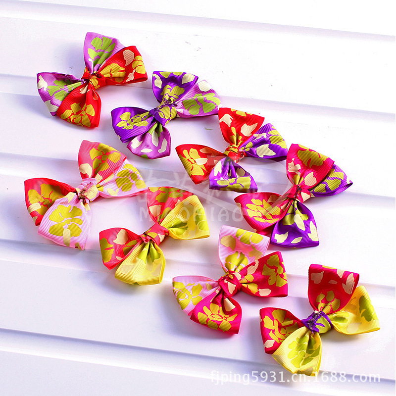 South Korea Handmade Bow Hair Accessories Color Clothing Accessories Wholesale Diy Handmade Hair Accessories Ribbon Materials Application Scenario