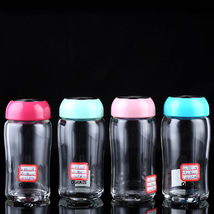 SHIMIZU清水创意单层水晶耐热玻璃杯 礼品便携广告水杯小号口红杯