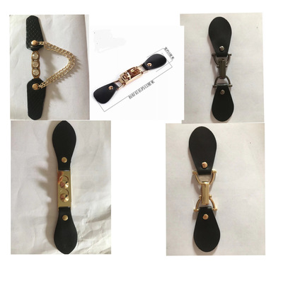 Venta en stock popular metal de cuero insertar cerraduras, accesorios de hardware, bolsas accesorios de hardware, bolsas mosquetones pequeños mosquetones Specification image