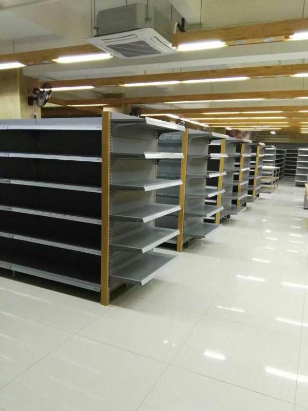 Large Shopping Malls Heavy Shelves Sand Grain Gray Merchant Super Shelf Grain And Oil Special Single-Sided Double-Sided Weight Shelves Item Picture