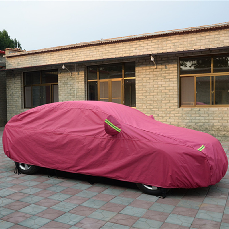 Cross Border Car Coat Thickened Aluminum Film Car Cover Sun Protection And Rain Protection Car Cover Dust Cover Specification drawing