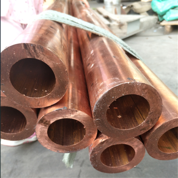 Grounding copper tube T2 red copper tube 50*5*2500/50*4*2500mm thick-walled red copper tube air conditioning copper tube in stock Specification image
