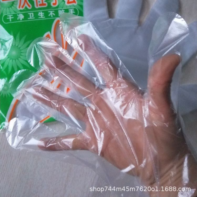 Disposable gloves Plastic gloves Catering beauty disposable Wholesale crayfish gloves details Picture
