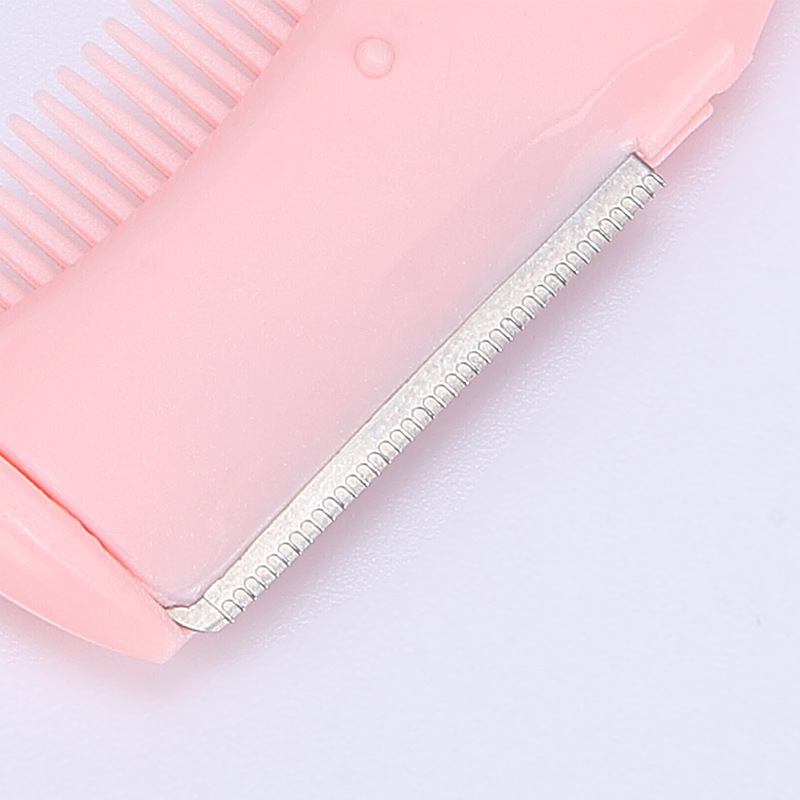 shanilak eyebrow trimmer with protective net makes it less likely to scratch. Stainless steel eyebrow trimmer with small mirror is a hair care tool Item Picture