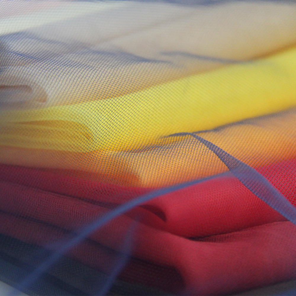 In stock: Nylon Extra dense four-corner soft mesh fabric, encrypted nylon American mesh children's clothing soft mesh fabric details Picture