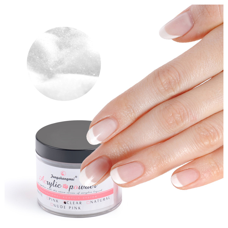 E&A Nail Care Products Wholesale: Crystal Nail, Crystal pink, White, Transparent, 30g Specification image