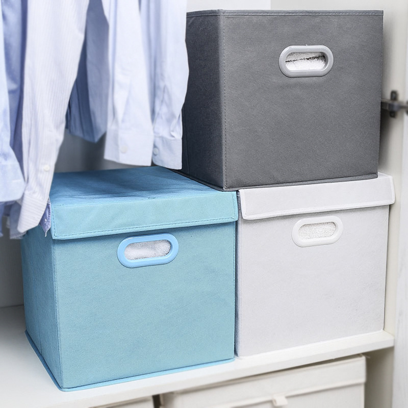 Non-woven lidless storage box Toy storage box Clothes storage closet Drawer box foldable dustproof box Application Scenario
