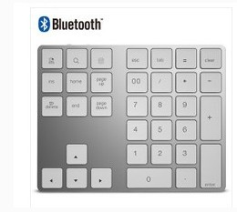 34键蓝牙数字小键盘铝合金适用于苹果电脑笔记本平板电脑通用键盘详情图5