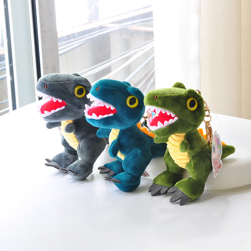 Dinosaur Keychain Tyrannosaurus Rex Doll Tyrannosaurus Rex Plush Toy Pendant Gift Shop Supply details Picture