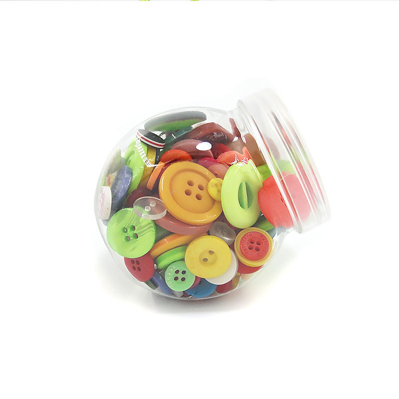 Xinpeng Factory Direct sales of colorful bottle DIY buttons, children's buttons, kindergarten hand-pasted picture materials, wholesale buttons Item Picture