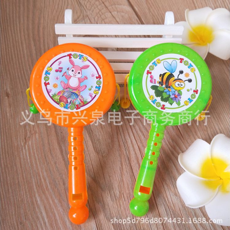 【3-1区】波浪鼓576/小箱 1152/箱一元店摇鼓 波浪鼓 拨浪鼓 儿童响鼓 手摇鼓 一元玩具批发