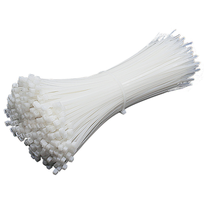 Low Temperature Resistant Nylon Cable Tie Cable Tie Plastic Binding Strap Fixed Cable Tensioner Strangle Dog Cable Black And White Item Picture