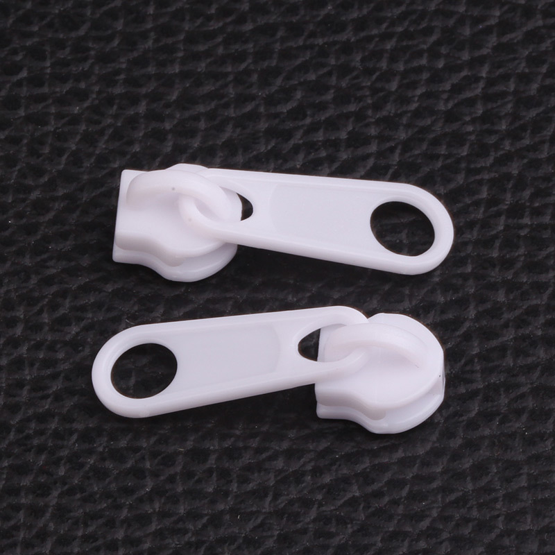 昌泰3号尼龙塑料拉链头 黑白服饰箱包家纺拉头 彩色5号塑料长板头