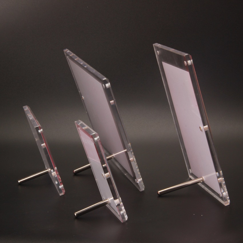 Advertising nail 5 "7" A4 picture frame crystal photo frame acrylic pendulum table custom creative 8 "children's picture frame details Picture