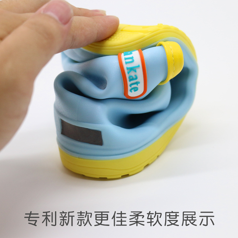 didankate exports Japanese children's rain boots for boys and girls, baby rain boots, thick-soled anti-slip children's shoes details Picture